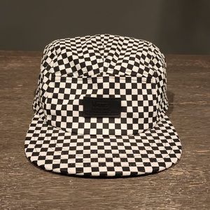 Cap Vans Davis 5 Panel black/white checkered
